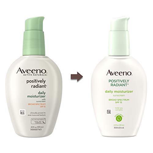 Aveeno Positively Radiant Daily Face Moisturizer With Broad Spec