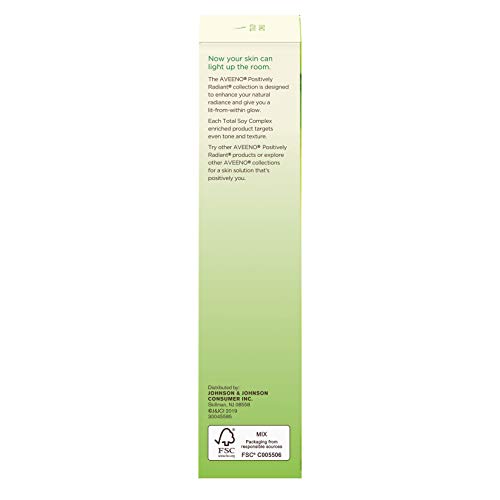 Aveeno Positively Radiant Daily Face Moisturizer With Broad Spec