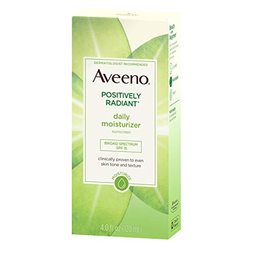 Aveeno Positively Radiant Daily Face Moisturizer With Broad Spec