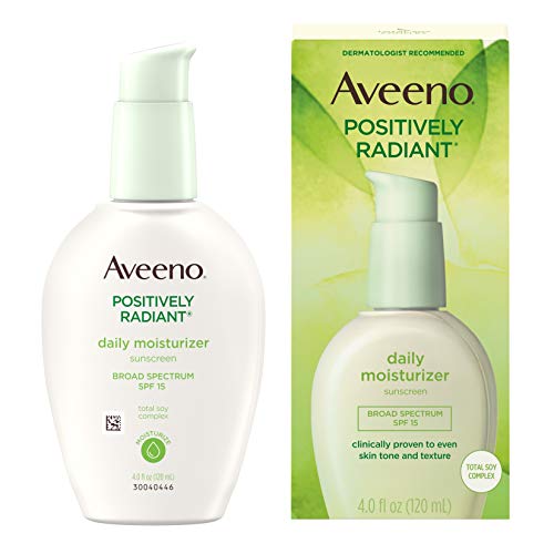 Aveeno Positively Radiant Daily Face Moisturizer With Broad Spec