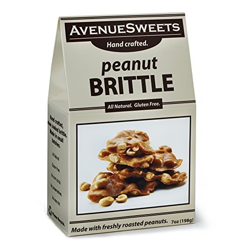 Avenuesweets - Handcrafted Old Fashioned Nut Brittle - 7 Oz Box