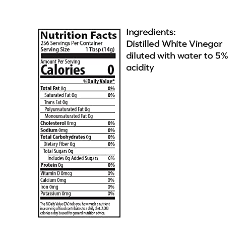 AVO 1 Gallon 128 oz Pure Natural Distilled White Vinegar - 5% ...