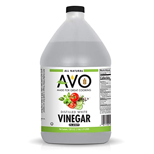 AVO 1 Gallon 128 oz Pure Natural Distilled White Vinegar - 5% ...