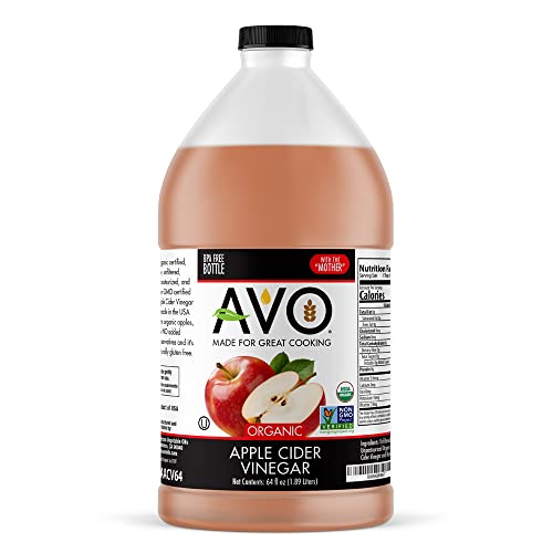 AVO Naturally Processed ORGANIC NON-GMO Apple Cider Vinegar with...