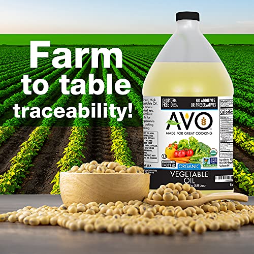 Avo Organic 100% Vegetable Oil Frying, Baking, Non-Stick Sautéin