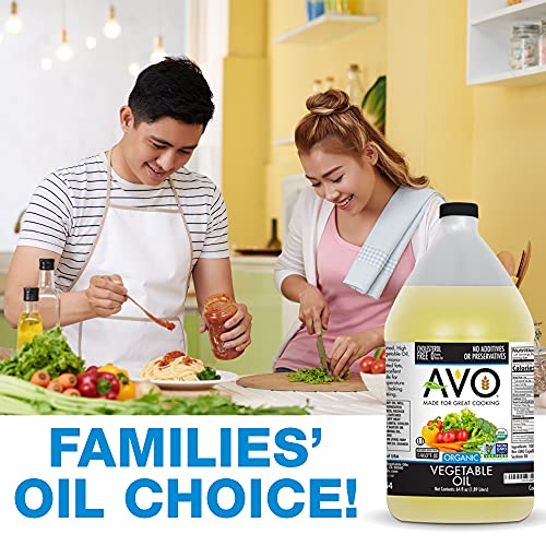 Avo Organic 100% Vegetable Oil Frying, Baking, Non-Stick Sautéin