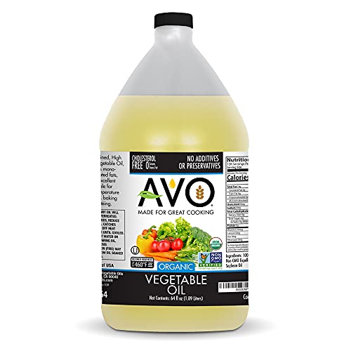 Avo Organic 100% Vegetable Oil Frying, Baking, Non-Stick Sautéin