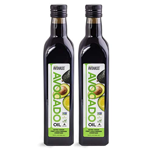 Avohass New Zealand Extra Virgin Avocado Oil 16.9 Fl Oz 2 Bottles.
