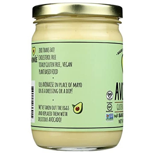 Avonaise Savory Herb Vegan Avocado Mayonnaise, 12 OZ