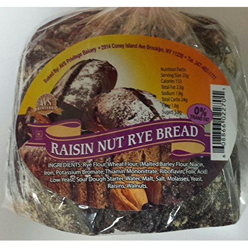 Russian Raisin Nut Rye Bread Pack Of 4