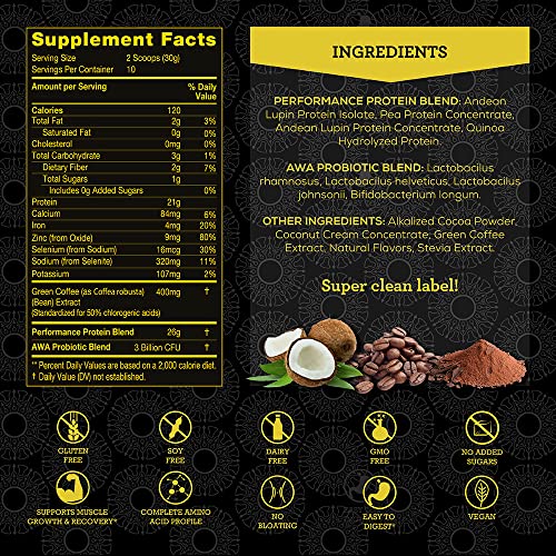 AWA Nutrition Premium Andean Plant-Based Protein Powder | Ancest...