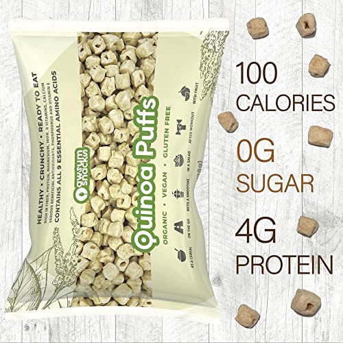 Awsum Snacks Organic Quinoa Puffs 1oz bag 12 bags Real Healthy...