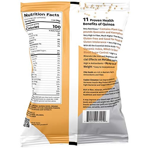 Awsum Snacks Quinoa Supercereal With Chia Seeds &Amp; Cinnamon 6 Oz