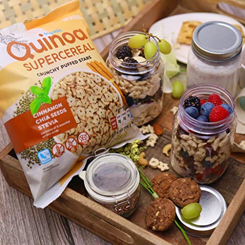 Awsum Snacks SUPERCEREAL with Cinnamon & Chia Seeds 6oz Pack of...