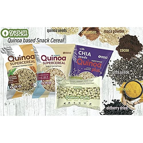 Awsum Snacks SUPERSNACK with Chia Seeds, Turmeric & Ginger 6oz -...