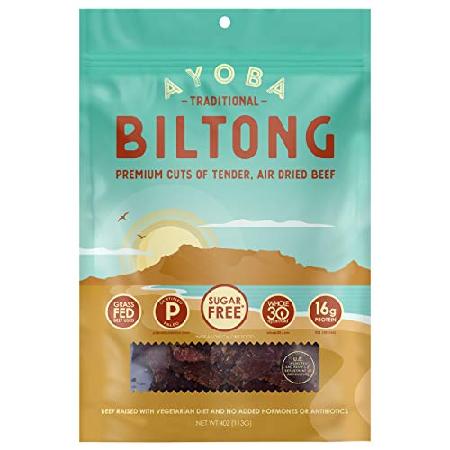 Ayoba Biltong - Grass Fed, Keto And Paleo Certified Air-Dried Be