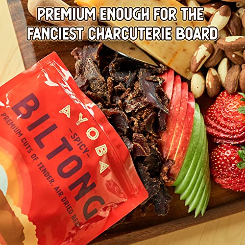 Ayoba Spicy Biltong - Grass Fed, Keto And Paleo Certified Air-Dr