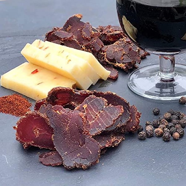 Ayoba Spicy Biltong - Grass Fed, Keto and Paleo Certified Air-Dr...