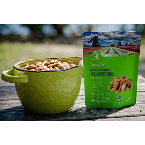 Aznut Raw Almonds Natural Non-Gmo Certified,Kosher Certified, Re