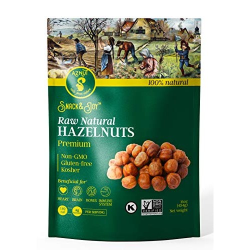Aznut Raw Hazelnuts Natural Non-Gmo Certified,Kosher Certified,