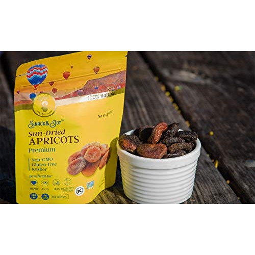 AZNUT Turkish Dried Apricots, Unsulphured, No Sugar Added, 100% ...