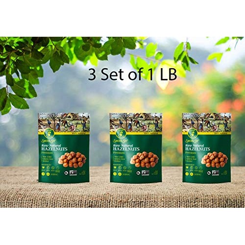 Raw Hazelnuts Natural Non-Gmo, Premium Quality, Gluten-Free, Kos