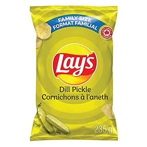 Azpantry Canadian Lays Ketchup Chips Box - 1X Family Size Bag La