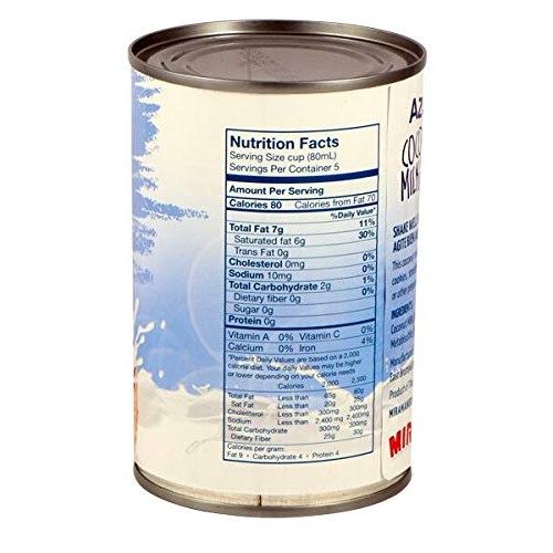 Azul Coconut Milk–Unsweetened Coconut Milk, Dairy &Amp; Gluten Free,
