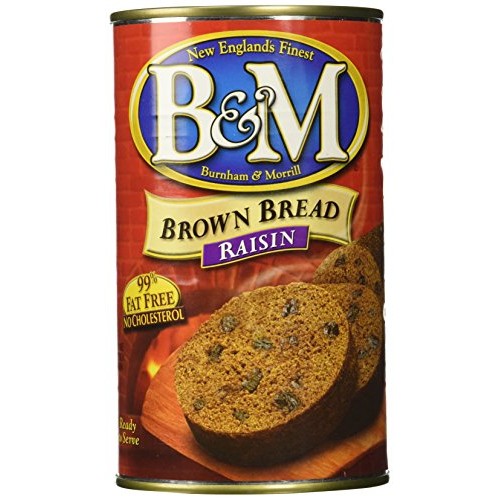 B&Amp;M Brown Bread With Raisins, 16 Oz. Can B&Amp;M Brown Bread With Raisins, 16 Oz. Can