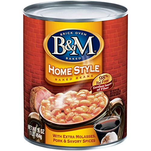 B &Amp; M Baked Beans, Home Style, 16 Ounce Pack Of 12
