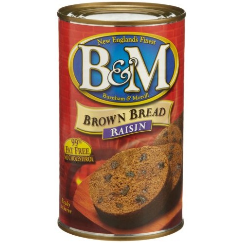 B&Amp;M Brown Bread With Raisins, 16-Ounce Cans Pack Of 6