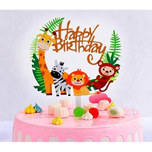B-Ful 29 Pcs Jungle Marine Farm Animal Cake Decorations Cupcake