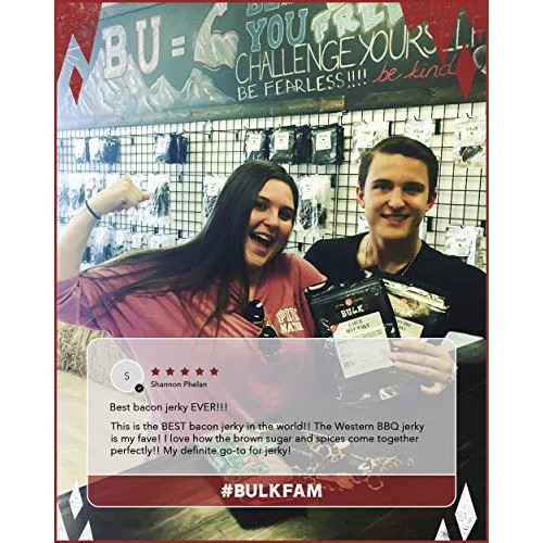 Bulk California Bacon Jerky, American Made Real Uncured Bacon Wi