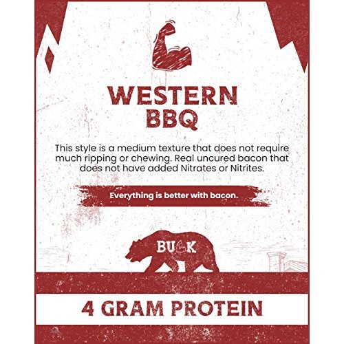 Bulk California Bacon Jerky, American Made Real Uncured Bacon Wi