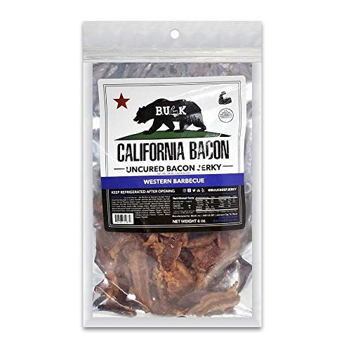 Bulk California Bacon Jerky, American Made Real Uncured Bacon Wi
