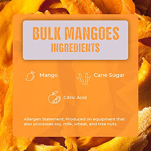 Bulk Dried Mangoes, Healthy Fruit For Snacking &Amp; Baking, Vegan,