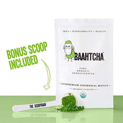 Baahtcha - Usda Organic Matcha Green Tea Powder - Premium Ceremo