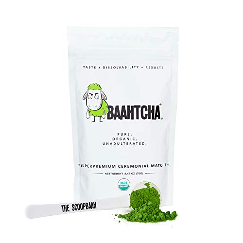 Baahtcha - Usda Organic Matcha Green Tea Powder - Premium Ceremo