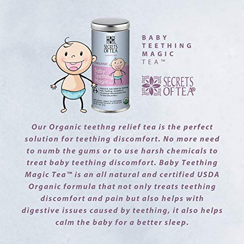 Baby Teething Relief, Baby Teething Magic Tea,60 Doses. Teething