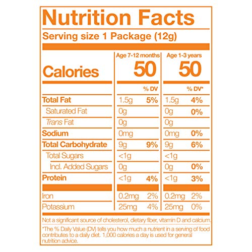 Baby Bellies Organic Round-A-Bouts Baby Snack, Pumpkin, Pack Of