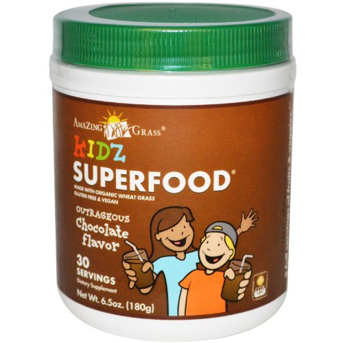 Amazing Grass, Kidz Superfood, Outrageous Chocolate Flavor, 6.5