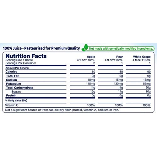 Gerber Juice Fruit Variety Pack Of 10