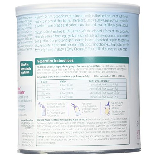 Babys Only Organic Dairy Toddler Formula Wuth Dha &Amp; Ara, 12.7 O