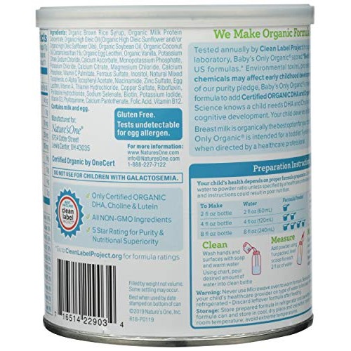 Babys Only Toddler Formula, Lactose Relief, Organic, 12.7-Ounce... Babys Only Toddler Formula, Lactose Relief, Organic, 12.7-Ounce...