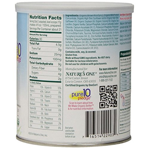 Babys Only Toddler Formula, Lactose Relief, Organic, 12.7-Ounce... Babys Only Toddler Formula, Lactose Relief, Organic, 12.7-Ounce...