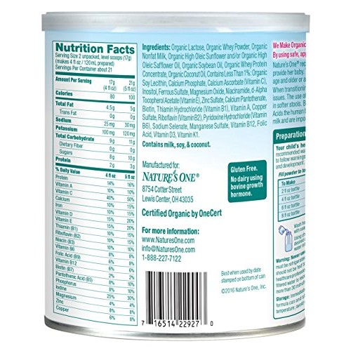 Babys Only Toddler Formula, Dairy With Whey Protein, 12.7 Ounce