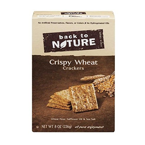 Back To Nature Crispy Wheat Cracker, 8 Ounce - 6 Per Case.