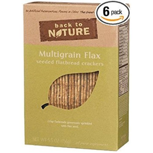 Multigrain Flax Seeded Flatbread Crackers 5.50 Ounces Case Of 6
