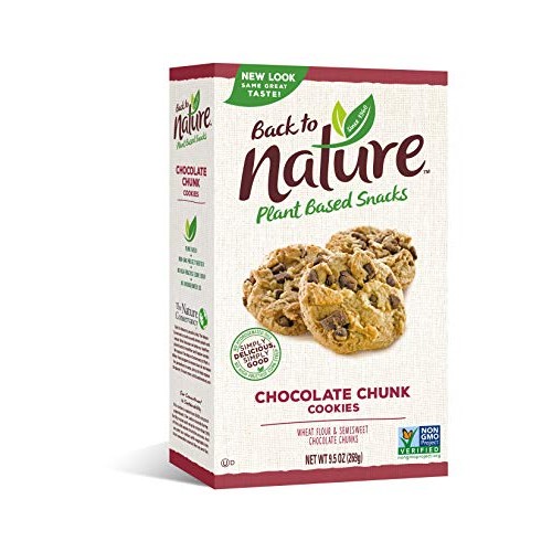 Back To Nature Cookies, Non-Gmo Chocolate Chunk, 9.5 Ounce Pack