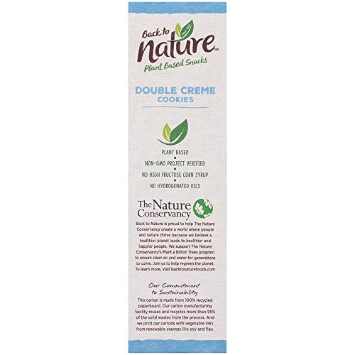 Back To Nature Cookies, Non-Gmo Double Classic Crame, 10.7 Ounc